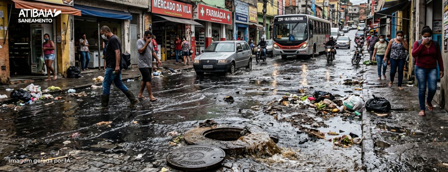 24h sem esgoto mudariam cidade