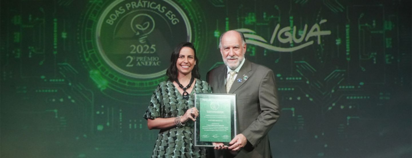 Iguá é finalista no Prêmio ANEFAC de Boas Práticas ESG