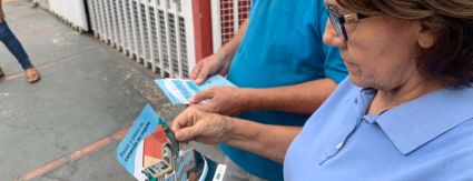 Sensibilização da Águas Cuiabá leva informações sobre a importância do saneamento Sensibilização da Águas Cuiabá leva informações sobre a importância do saneamento