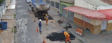 Águas Cuiabá conclui força-tarefa de recomposição asfáltica Águas Cuiabá conclui força-tarefa de recomposição asfáltica