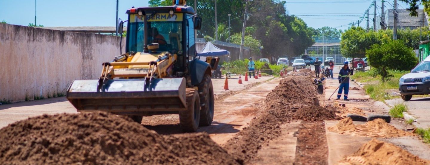 Instalação de redes coletoras começa esta semana na Av. São Sebastião Instalação de redes coletoras começa esta semana na Av. São Sebastião