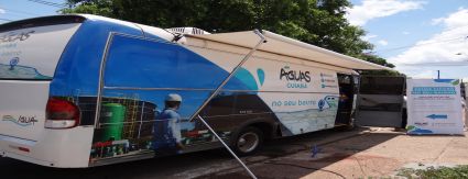 Ônibus da Águas Cuiabá percorre três bairros em janeiro Ônibus da Águas Cuiabá percorre três bairros em janeiro