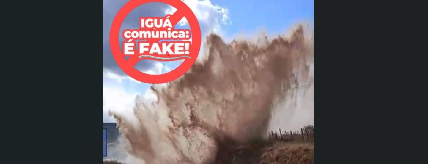 Iguá Sergipe Comunica: Alerta de Desinformação - Rompimento na Adutora do Semiárido nesta segunda-feira, 6.