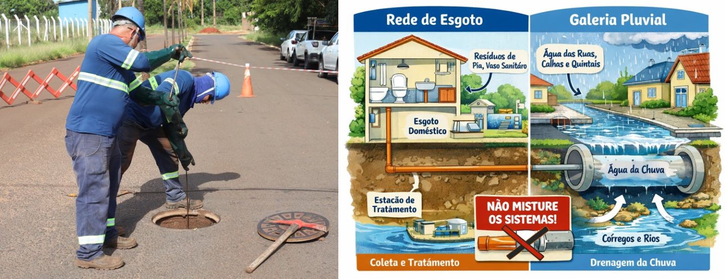 Rede de esgoto x galeria pluvial: entenda porque essas instalações são importantes para as cidades