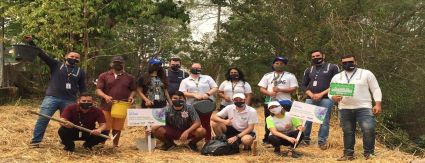 Águas Cuiabá e TJMT promovem plantio de árvores nativas Águas Cuiabá e TJMT promovem plantio de árvores nativas