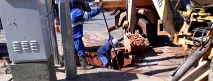 Águas Cuiabá intensifica combate a vazamentos Águas Cuiabá intensifica combate a vazamentos