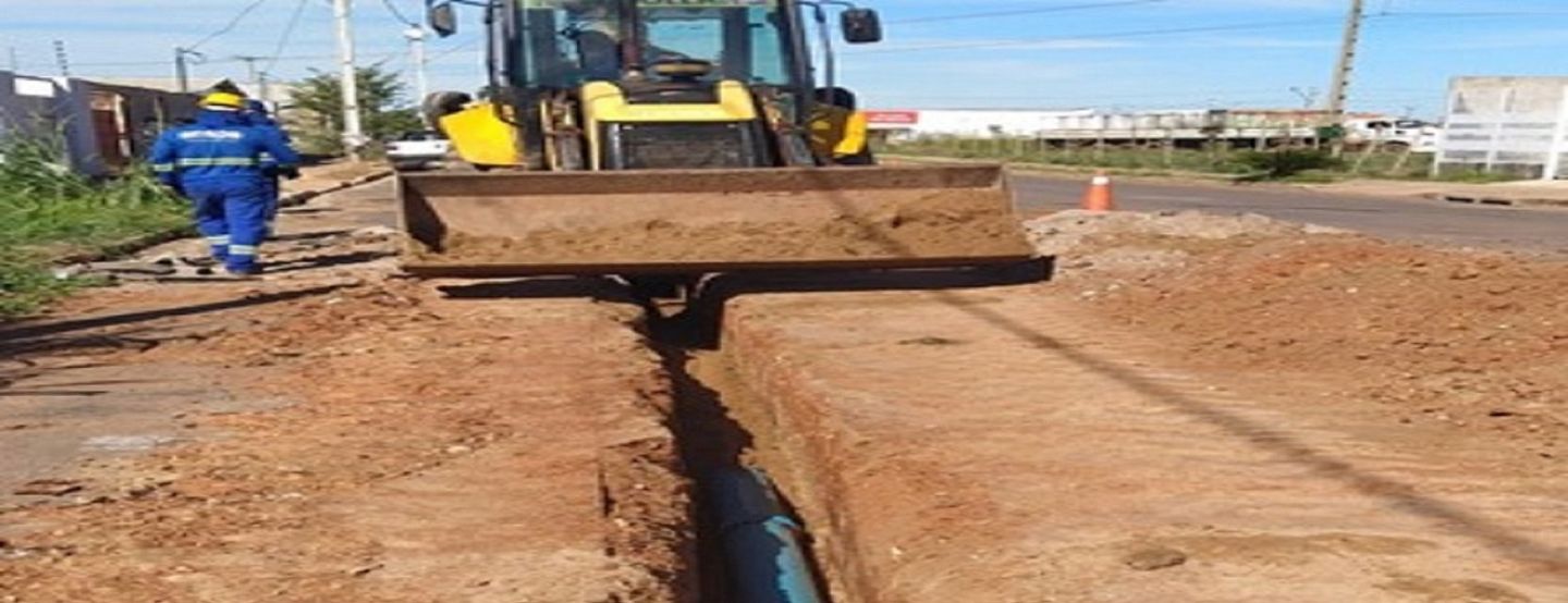 Cinco bairros de Cuiabá contam com nova rede de abastecimento Cinco bairros de Cuiabá contam com nova rede de abastecimento