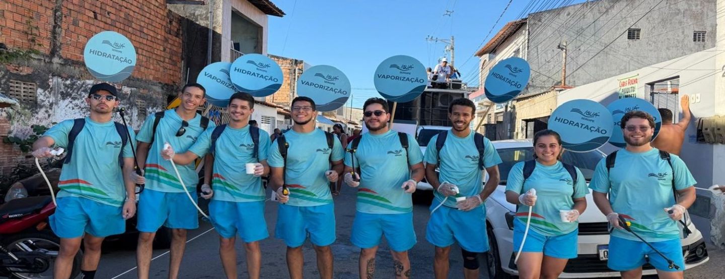 Iguá Sergipe promove ações de hidratação e bem-estar em evento comunitário no bairro Japãozinho