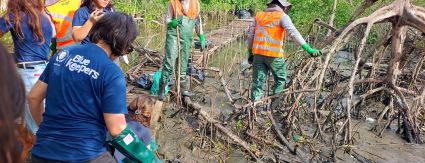 Iguá Rio realiza ação de coleta de resíduos no Complexo Lagunar em parceria com o Pacto Global da ONU
