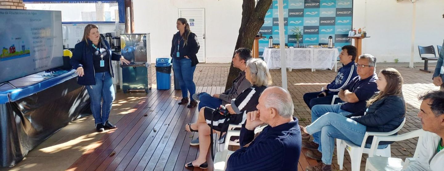 Sanessol realiza 1ª edição do "Você no Saneamento" com clientes Sanessol realiza 1ª edição do "Você no Saneamento" com clientes
