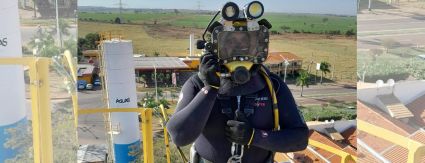 NOVO MÉTODO: Águas Castilho realiza limpeza de reservatórios com equipe de mergulhadores NOVO MÉTODO: Águas Castilho realiza limpeza de reservatórios com equipe de mergulhadores