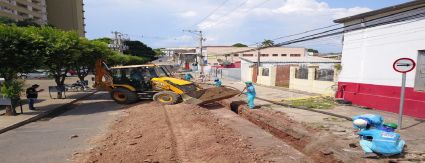 Porto e Dom Aquino ganham 7,5 km de novas redes de água Porto e Dom Aquino ganham 7,5 km de novas redes de água
