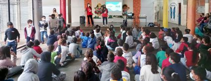 MEIO AMBIENTE: Águas Andradina leva informação para escola municipal MEIO AMBIENTE: Águas Andradina leva informação para escola municipal