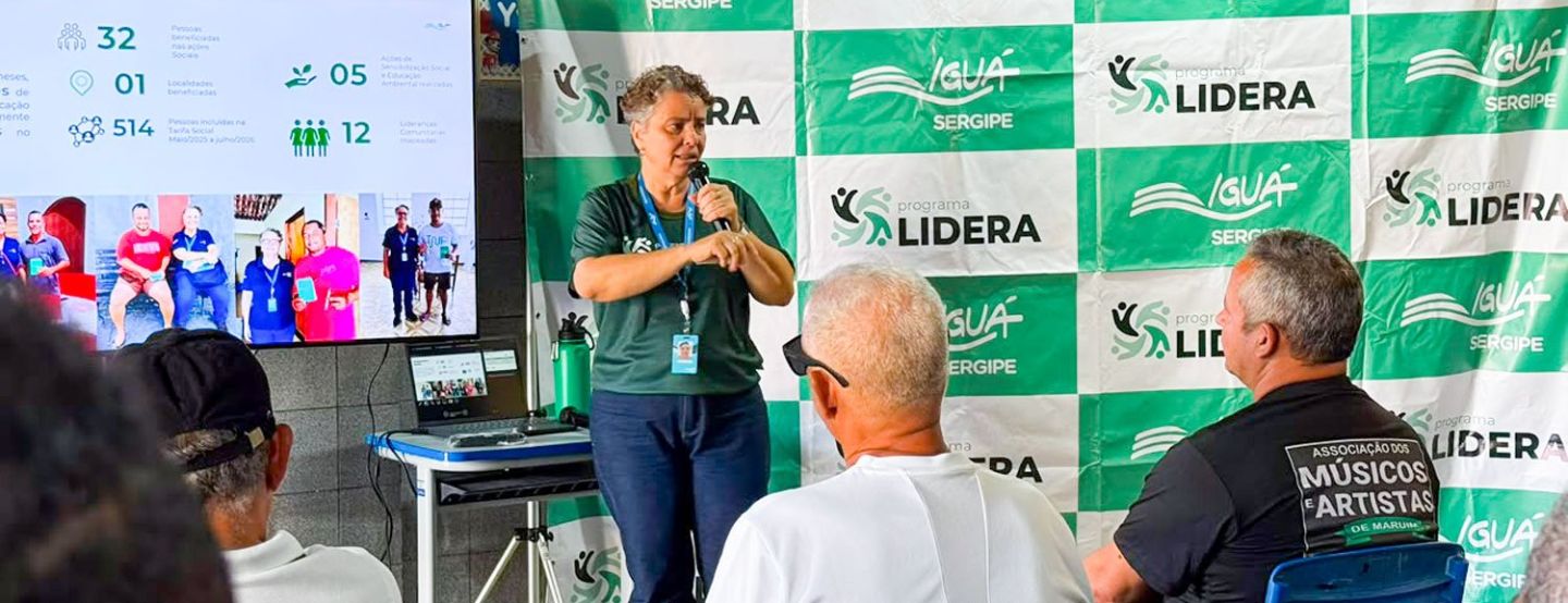 Programa Lidera da Iguá Sergipe já passou por cinco municípios sergipanos e segue com cronograma de encontros