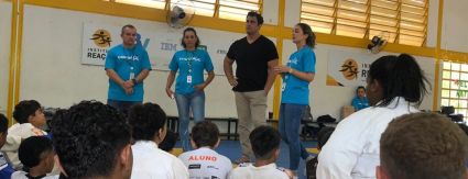 Estudantes e profissionais do saneamento conversam sobre carreira Estudantes e profissionais do saneamento conversam sobre carreira