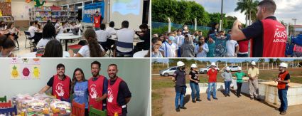 Águas Andradina e Águas Castilho realizam ações socioambientais e educacionais e promovem o voluntariado