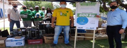 Águas Cuiabá arrecada 600 kg de lixo eletrônico Águas Cuiabá arrecada 600 kg de lixo eletrônico