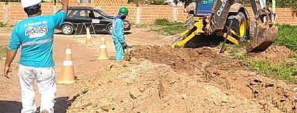 Sistema de abastecimento é reforçado no Parque Nova Esperança 2 Sistema de abastecimento é reforçado no Parque Nova Esperança 2