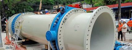 Iguá avança com projeto estratégico e instala macromedidor de grande porte para reforçar eficiência no abastecimento da Zona Oeste Iguá avança com projeto estratégico e instala macromedidor de grande porte para reforçar eficiência no abastecimento da Zona Oeste