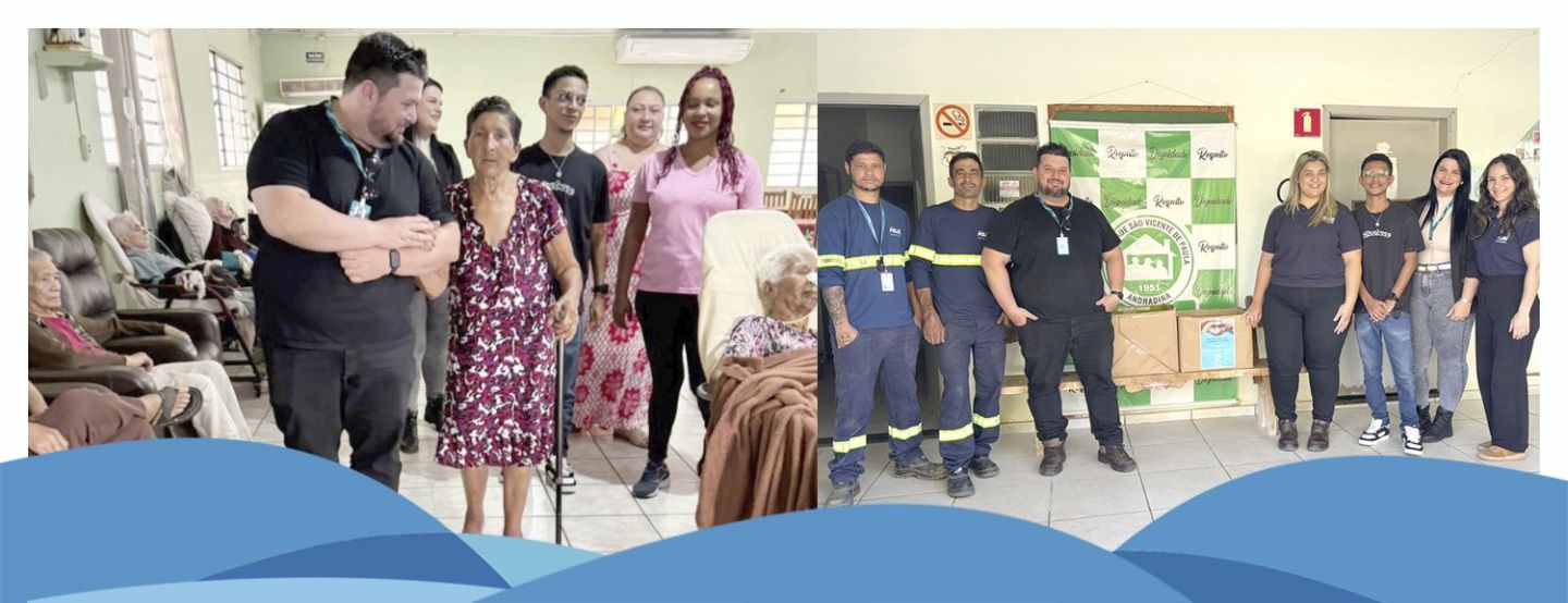 Águas Andradina e Águas Castilho comemoram o Dia Nacional do Voluntariado com ações em projetos sociais Águas Andradina e Águas Castilho comemoram o Dia Nacional do Voluntariado com ações em projetos sociais