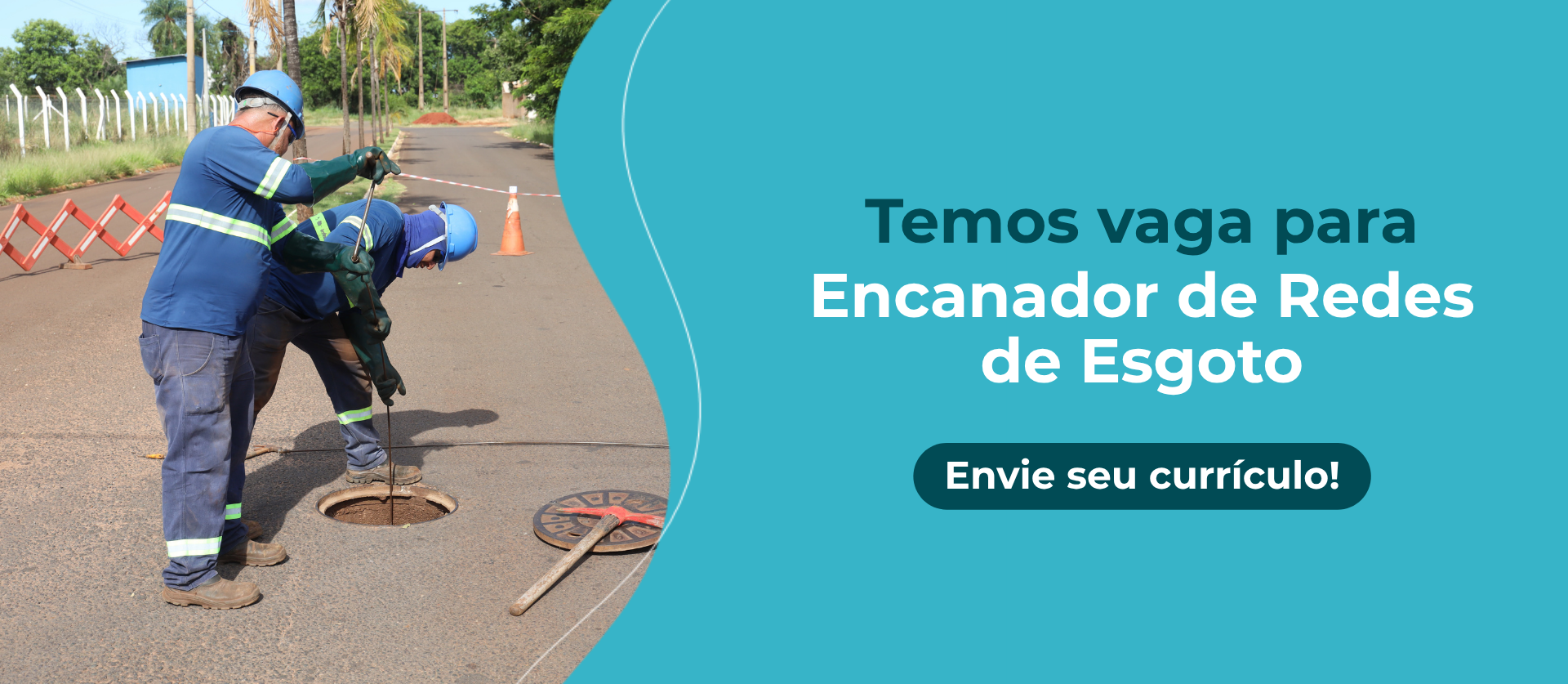 Vaga Encanador Redes Esgoto