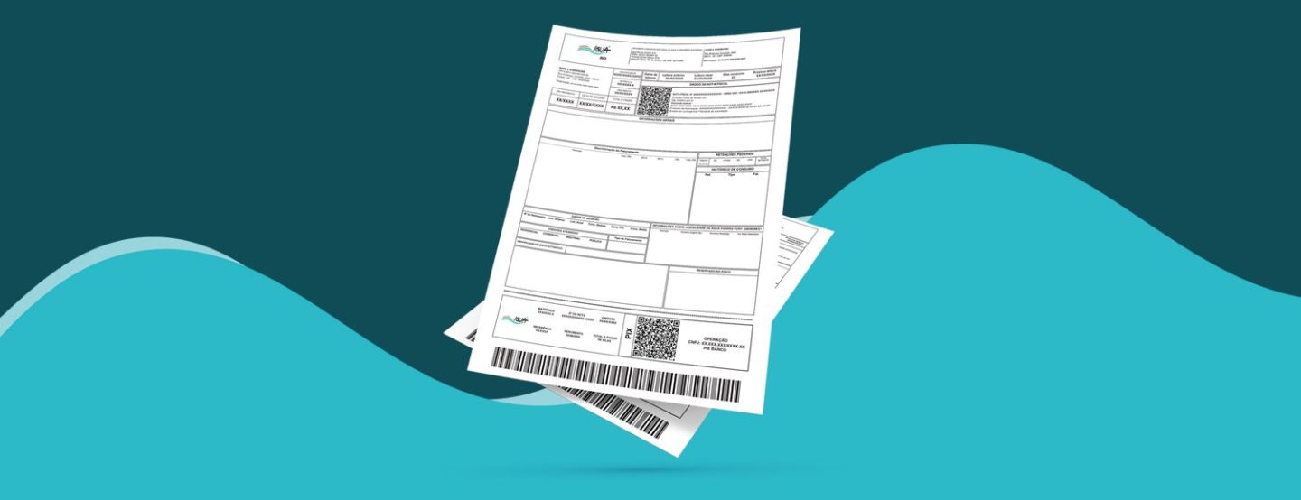 Conta de água agora traz dados da nota fiscal