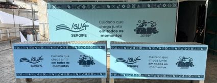 Iguá Sergipe  leva quatro ilhas de hidratação e ações de sustentabilidade para o FASC 2025