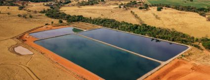 Águas Andradina realiza trabalho preventivo em lagoas de tratamento de esgoto